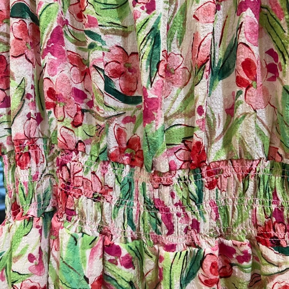 Floral Print Women's Dress - Picture 3 of 4